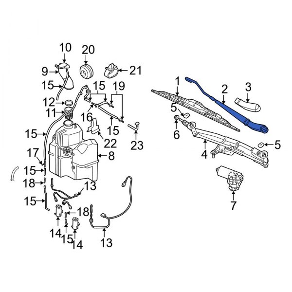 Windshield Wiper Arm