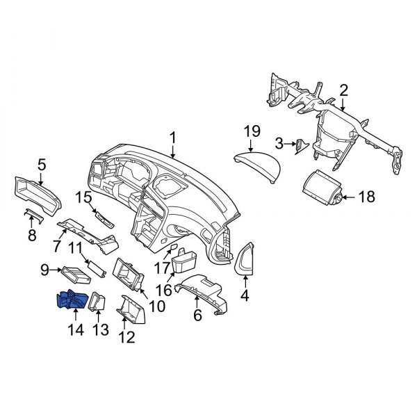 Instrument Panel Cup Holder