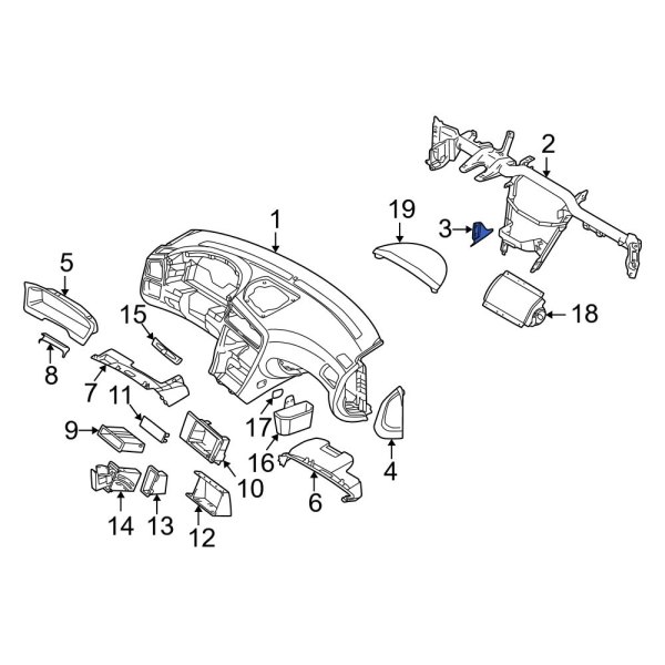 Instrument Panel Mounting Bracket