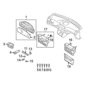 Volvo OE - Cabin Air Temperature Sensor