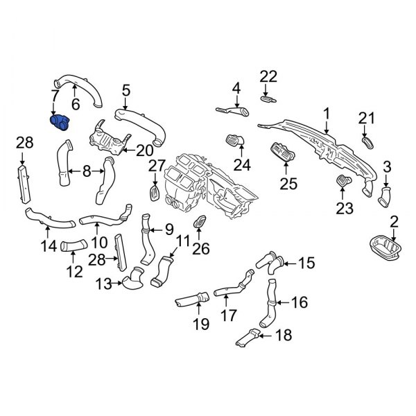 Instrument Panel Air Duct