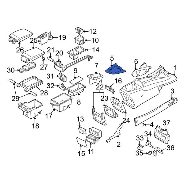 Automatic Transmission Shift Cover Plate