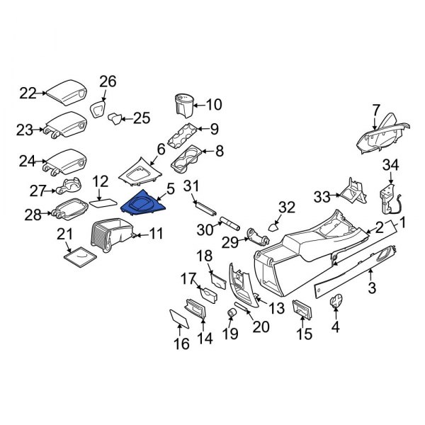 Automatic Transmission Shift Cover Plate