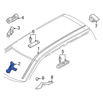 Volvo OE - Front Roof Drip Molding Clip
