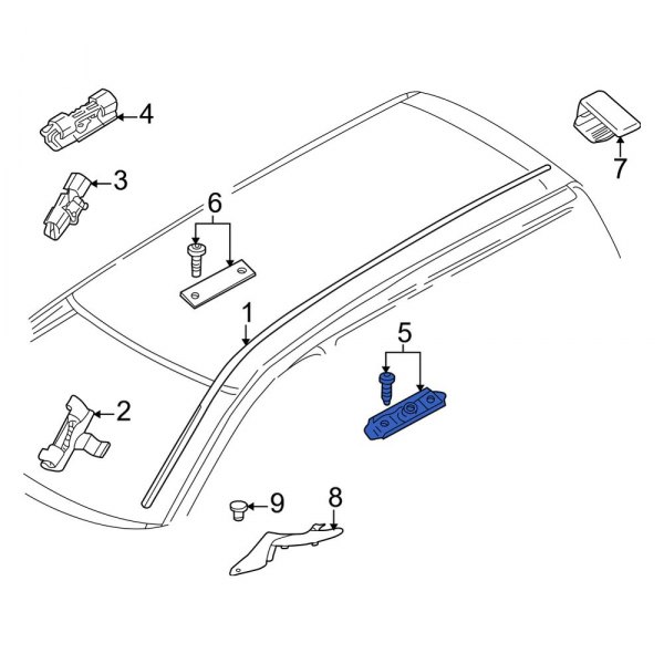 Roof Drip Molding Bracket