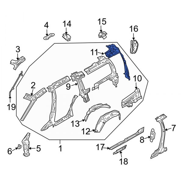 Body D-Pillar Reinforcement