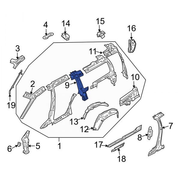 Body C-Pillar Reinforcement