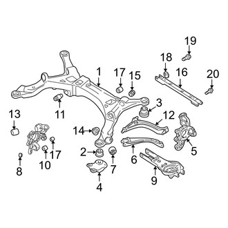 Volvo OE - Rear Suspension - Suspension Components (2.4 / T5)