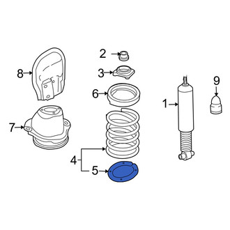Volvo OE - Rear Coil Spring Insulator