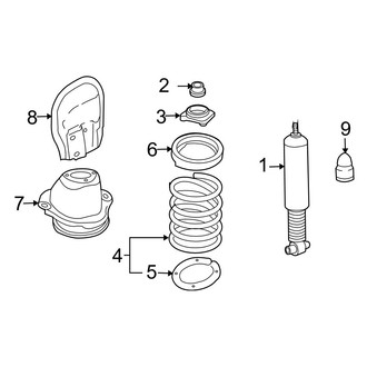 Volvo OE - Rear Suspension - Shocks & Components (Base / 2.4T / T5)