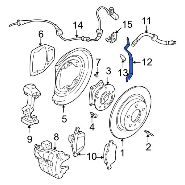 Brake Hydraulic Line Bracket