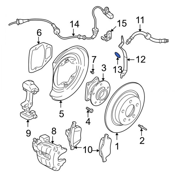 Brake Hydraulic Hose Lock Clip