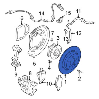 Volvo OE - Rear Disc Brake Rotor