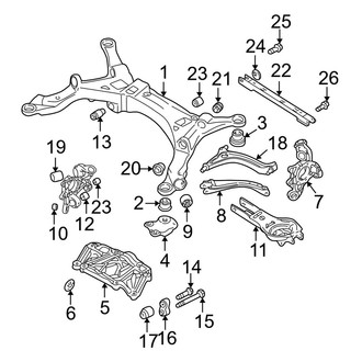 Volvo OE - Rear Suspension - Suspension Components (X/C)