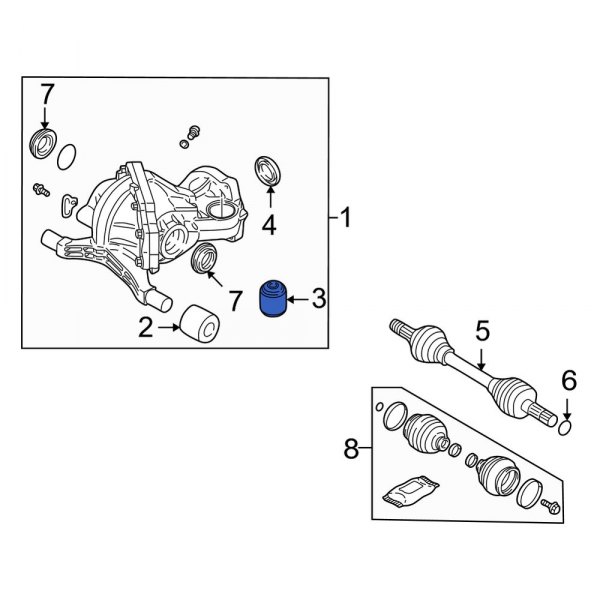 Differential Housing Insulator