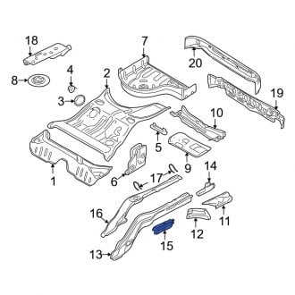 Volvo V70 Replacement Floor Pans — CARiD.com