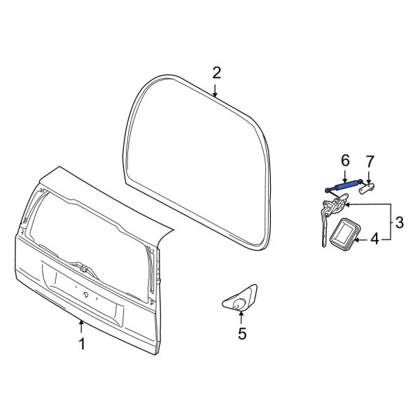 Liftgate Lift Support