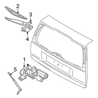 Volvo OE - Lift Gate - Wiper & Washer Components (2.4 / 2.5T / 2.5T AWD / R / T5)