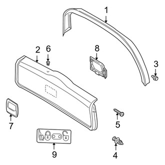 Volvo OE - Lift Gate - Interior Trim