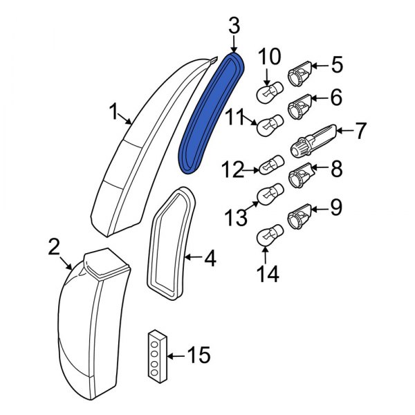 Tail Light Housing Seal