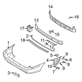 Volvo OE - Rear Bumper - Bumper & Components (2.5T)