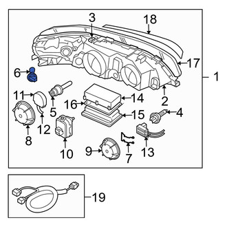 Volvo OE - Turn Signal & Parking Light Bulb