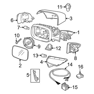 Volvo OE - Front Door - Outside Mirrors (2.5T)