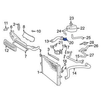 Volvo OE - Lower Engine Coolant Thermostat Housing