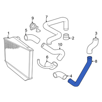 Volvo OE - Lower Intercooler Pipe