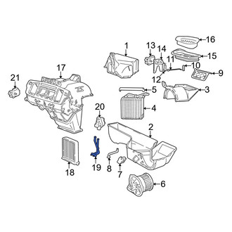 Volvo OE - HVAC Heater Hose Outlet Tube