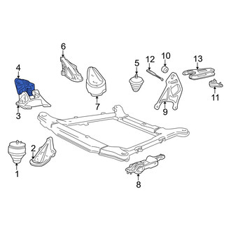 Volvo OE - Center Engine Mount Bracket