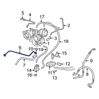 Volvo OE - Turbocharger Oil Line