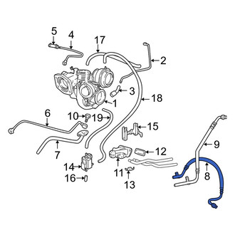 Volvo OE - Turbocharger Oil Line