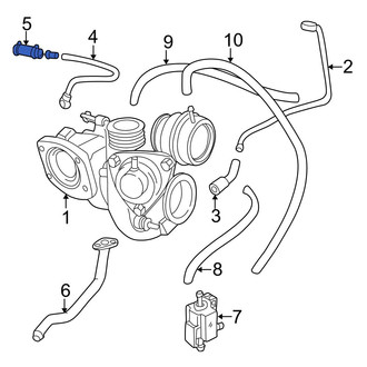 Volvo OE - Turbocharger Coolant Line