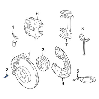 Volvo OE - Disc Brake Rotor Guide Pin