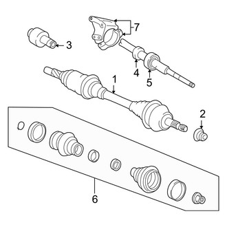 Volvo OE - Front Suspension - Drive Axles