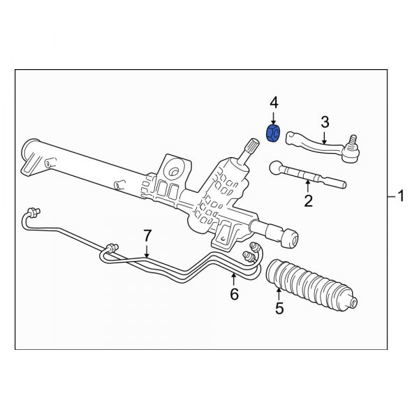 Steering Tie Rod Nut