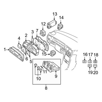 Volvo OE - Instrument Panel - Cluster & Switches (Base)