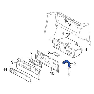 Volvo OE - Front Glove Box Support