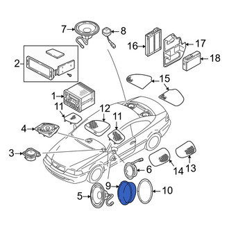 Volvo OE - Speaker Seal