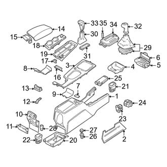 Volvo OE - Front Console