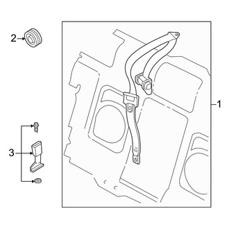 Volvo OE - Restraint Systems - Rear Seat Belts