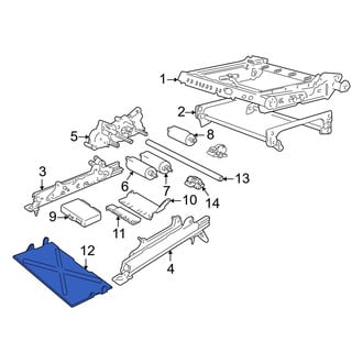 Volvo OE - Front Seat Frame Mounting Base