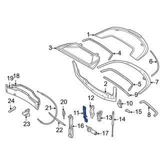 Volvo OE - Convertible Top Hinge