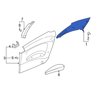 Volvo OE - Rear Right Lower Interior Quarter Panel Trim Panel