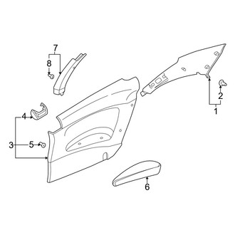 Volvo OE - Quarter Panel - Interior Trim (Coupe)