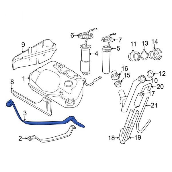 Fuel Tank Strap