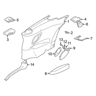 Volvo OE - Quarter Panel - Interior Trim (Convertible)