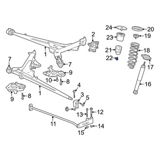 Volvo OE - Coil Spring Damper Stud