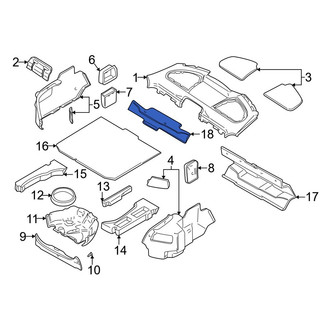 Volvo OE - Trunk Trim Panel Bracket
